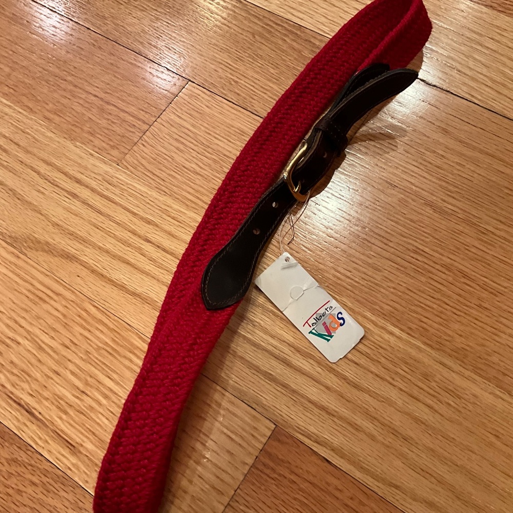 Talbots Kids Red Elastic Belt - Picture 4 of 4